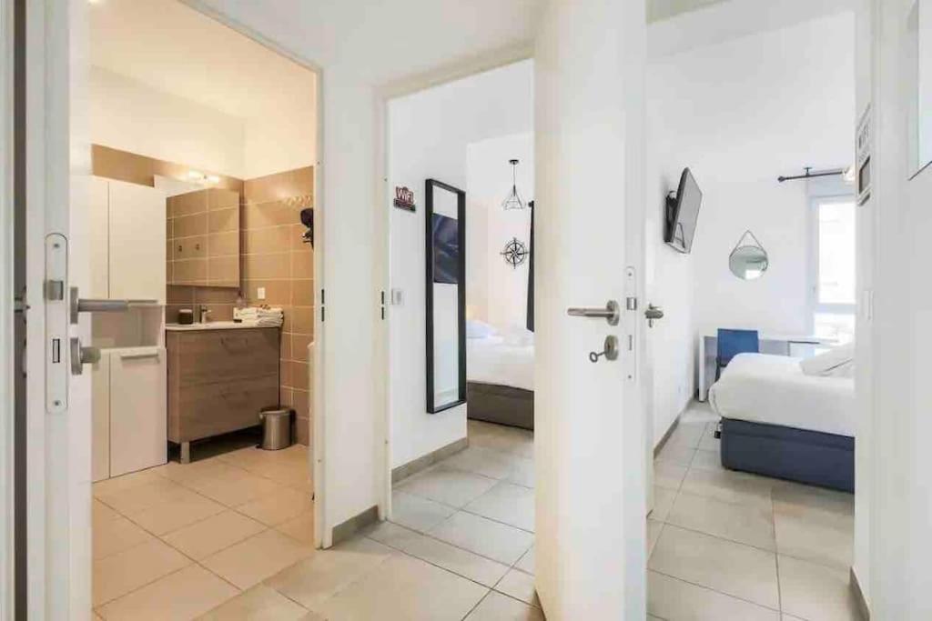 Logement Moderne Luxueux Parking Ac Cote De La Mer Nice Eksteriør billede