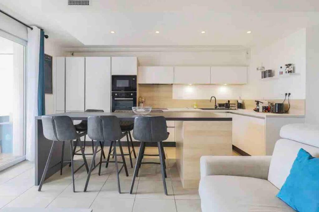 Logement Moderne Luxueux Parking Ac Cote De La Mer Nice Eksteriør billede